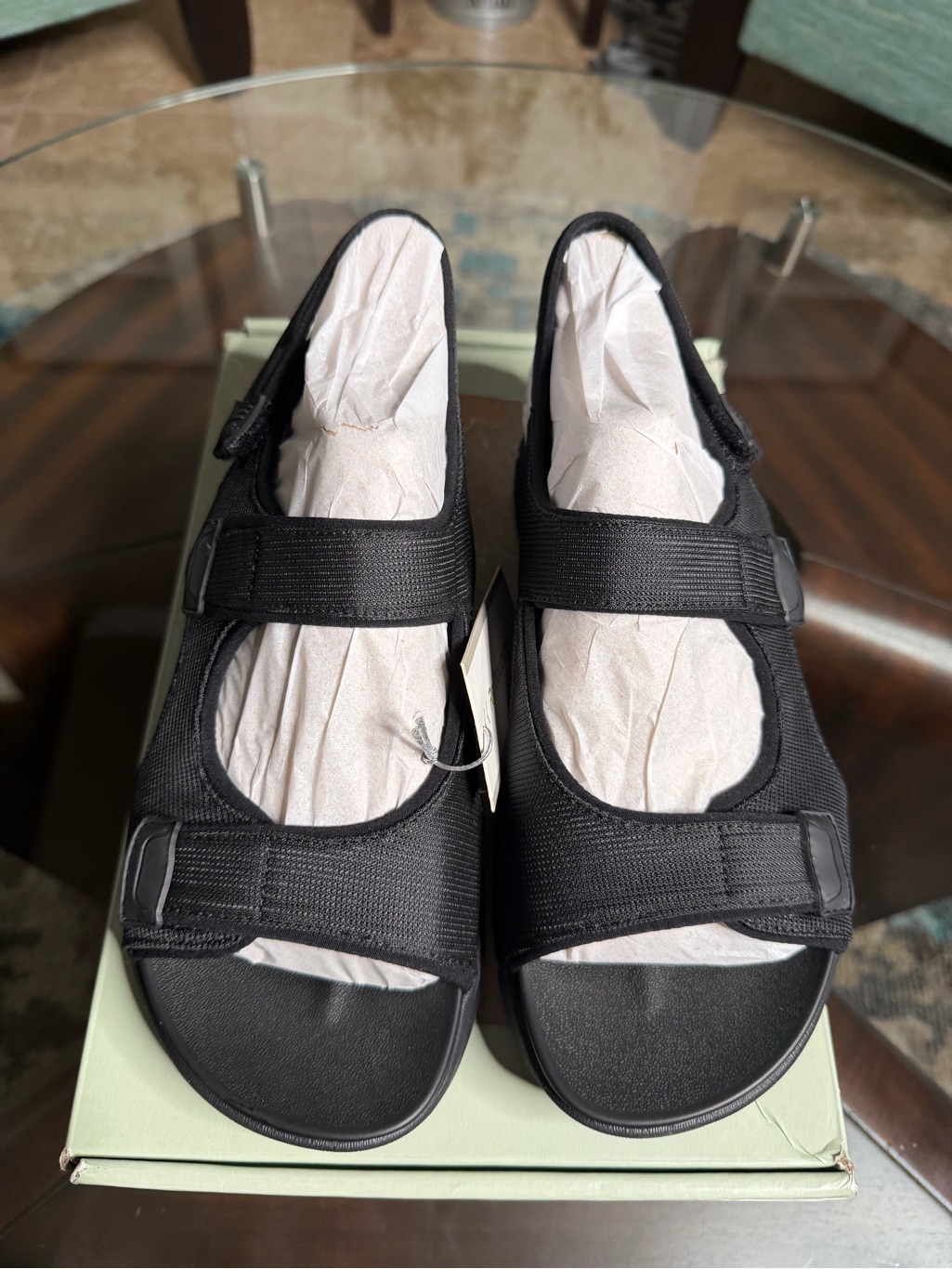 Alegria By Pg Lite Sandie Rebounce Comfort Sandals Black Sz 10 Nwt! — image 4 of 8
